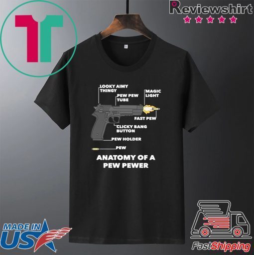 Anatomy Of A Pew Pewer Mens T-Shirts