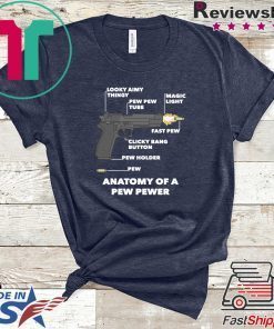 Anatomy Of A Pew Pewer Mens T-Shirts