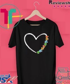 Autism Awareness Kindness Heart of Puzzle Autism Love Gift T-Shirt