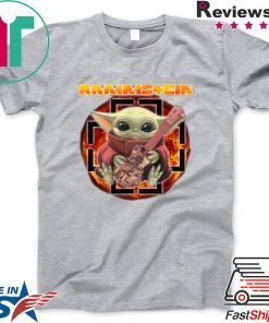 BABY YODA HUGGING RAMMSTEIN GIFT T-SHIRT