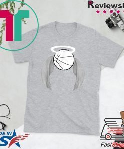 Basketball Heaven Angel wings halo ring Memorial Official T-Shirts