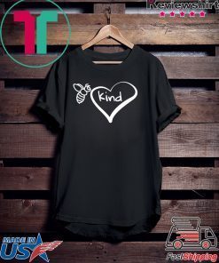 Be Kind Heart and Bee Gift T-Shirt