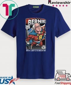 Bernie Sanders Superhero Honesty Liberty And The American Way Gift T-Shirt