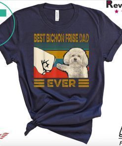 Best Bichon Frise Dad Ever Official T-Shirt