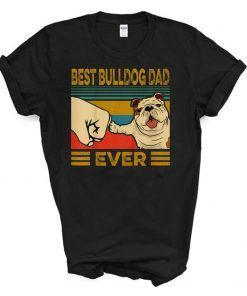 Best Bulldog Dad Ever Mens T-Shirt