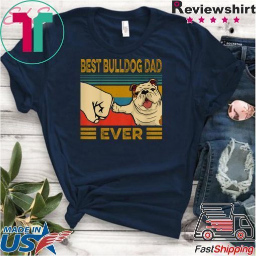 Best Bulldog Dad Ever Mens T-Shirt