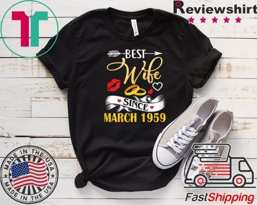 Best Wife Since 1959 Gift T-Shirt