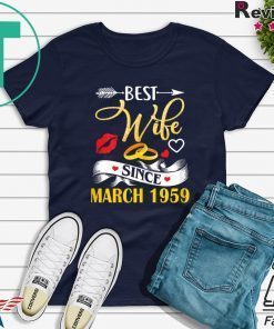 Best Wife Since 1959 Gift T-Shirt