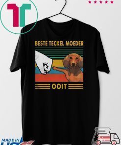 Beste Teckel Moeder Ooit Vintage Gift T-Shirt