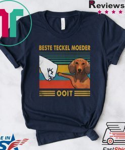 Beste Teckel Moeder Ooit Vintage Gift T-Shirt