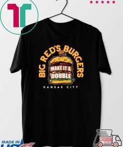 Big Red's Burgers Kansas City Football Official T-Shirts