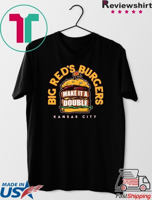 Big Red's Burgers Kansas City Football Official T-Shirts