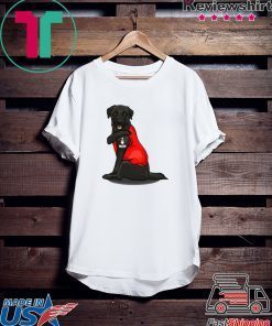 Black Golden Retriever I Love Mom Tattoo Gift T-Shirt