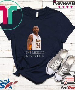 Black Mamba Kobe-Bryant The Legend Never Dies LA Basketball Official T-Shirts