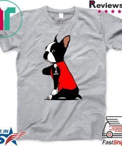 Boston terrier I love mom tattoo Gift T-Shirt