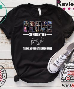 Bruce Springsteen thank you for the memories Tee Shirt