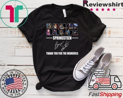 Bruce Springsteen thank you for the memories Tee Shirt