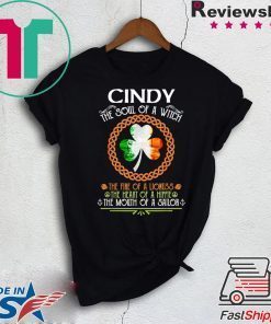 CINDY the soul of a witch mermaid st patricks day Gift T-Shirt