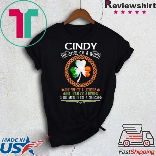 CINDY the soul of a witch mermaid st patricks day Gift T-Shirt