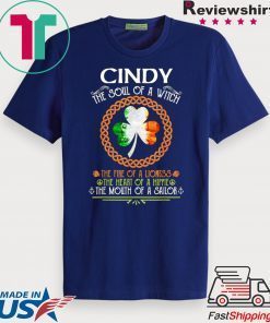 CINDY the soul of a witch mermaid st patricks day Gift T-Shirt