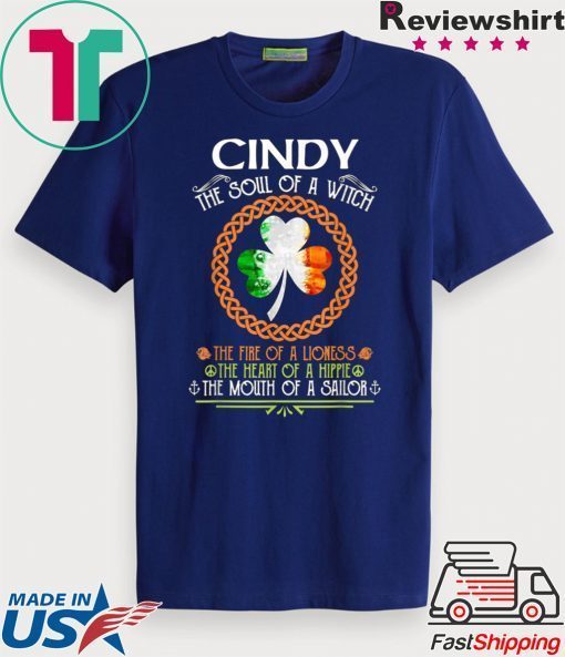 CINDY the soul of a witch mermaid st patricks day Gift T-Shirt