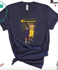 Champion Kobe Bryant and Lebron James Official T-Shirts