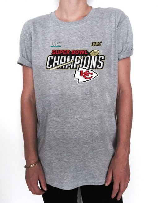 Champions Kansas City Chiefs Super Bowl LIV Official T-Shirts