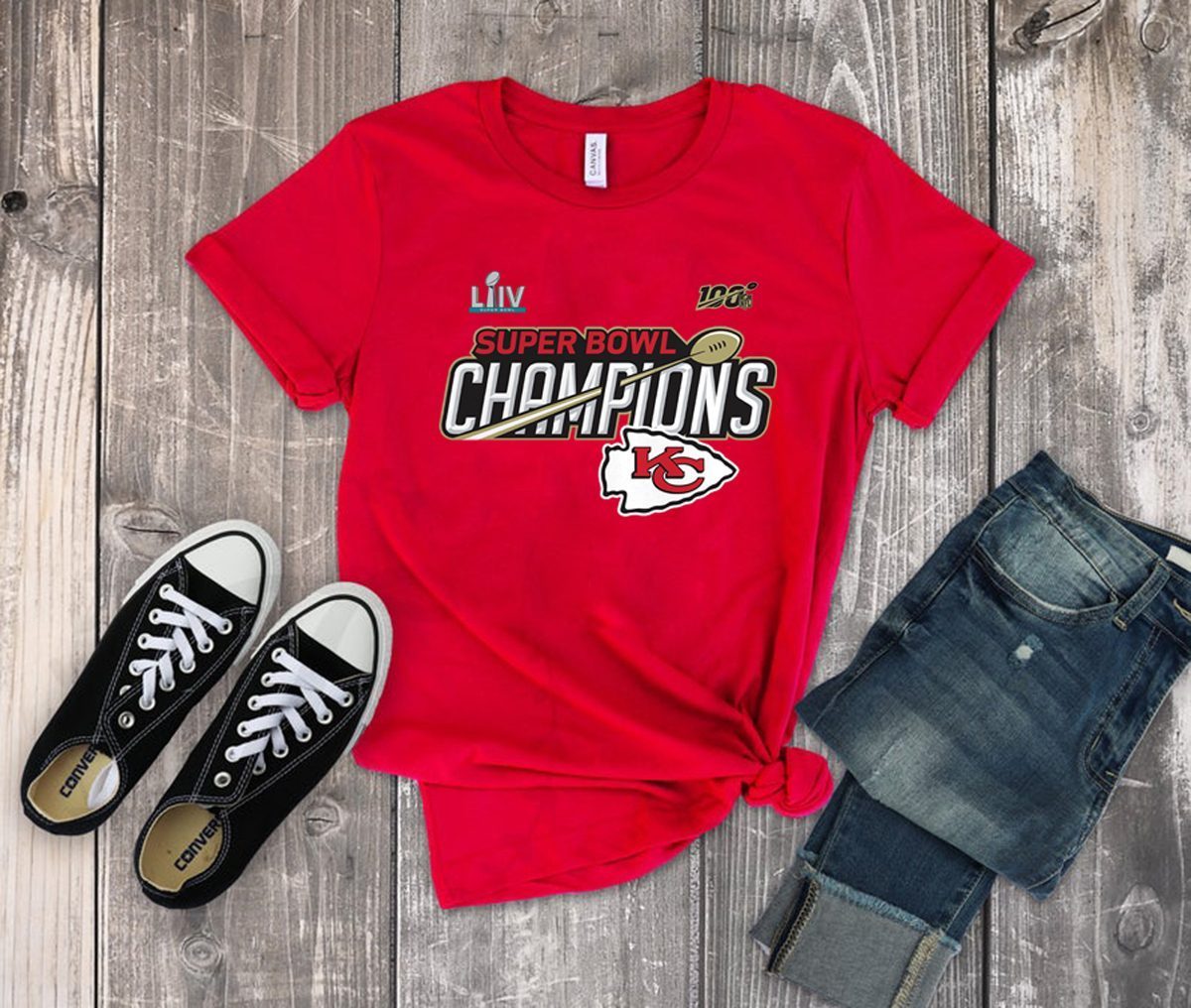 Champions Kansas City Chiefs Super Bowl LIV Official T-Shirts - Breaktshirt