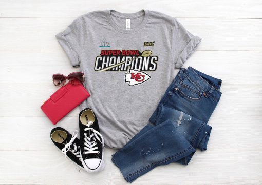 Champions Trophy Kansas City Chiefs Super Bowl LIV Gift T-Shirts