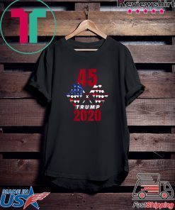 Checkered Flag 45 for Trump 2020 Gift T-Shirt