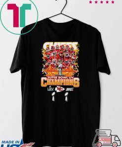 Chiefs Super Bowl LIV Champions 100 NFL Gift T-Shirt