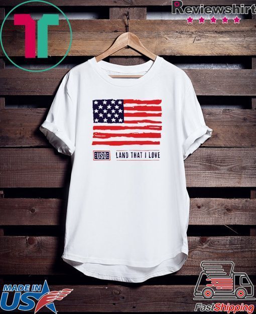 Chuck Todd USO Land that I love America flag Gift T-Shirts