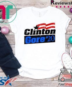 Clinton Gore Shirt Elect Democrat 2020 Vintage Gift T-Shirts