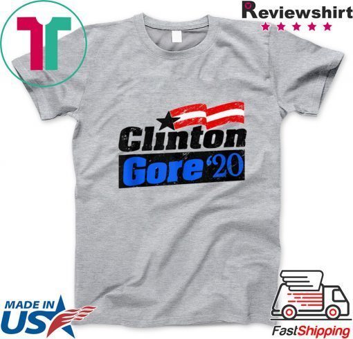 Clinton Gore Shirt Elect Democrat 2020 Vintage Gift T-Shirts