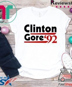 Clinton Gore ’92 Democratic Election Vintage Political Gift T-Shirts