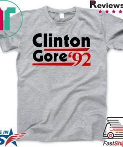 Clinton Gore ’92 Democratic Election Vintage Political Gift T-Shirts