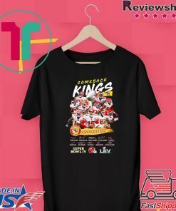 Comeback Kings Chiefs Kingdom Super Bowl IV Kansas City Chiefs Gift T-Shirt