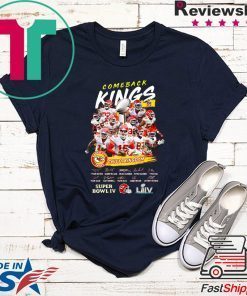 Comeback Kings Chiefs Kingdom Super Bowl IV Kansas City Chiefs Gift T-Shirt