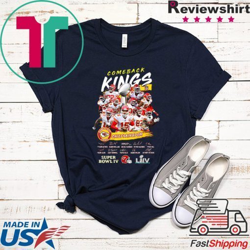 Comeback Kings Chiefs Kingdom Super Bowl IV Kansas City Chiefs Gift T-Shirt