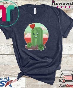 Cute Heart Cactus Gift T-Shirt