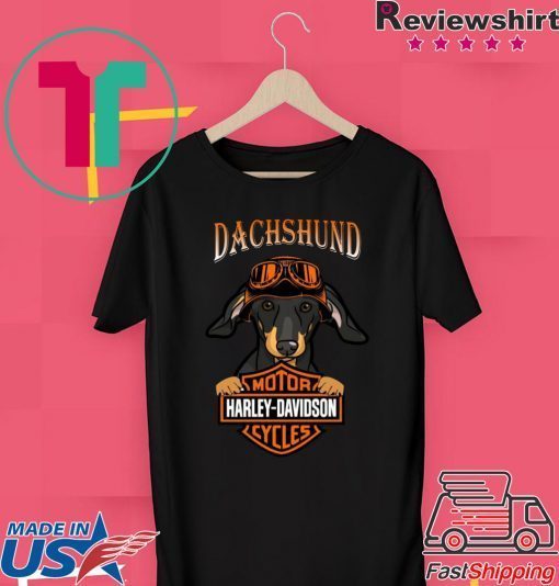 Dachshund motor harley davidson cycles Gift T-Shirt