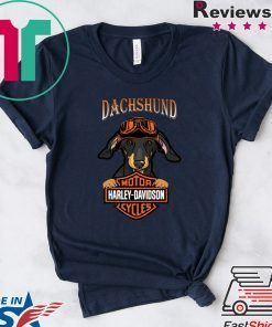 Dachshund motor harley davidson cycles Gift T-Shirt