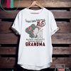 Elephants I never knew how much love my heart could hold til someone called me grandma Gift T-Shirt