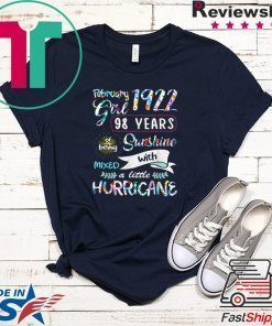 February 1922 Girl 98 Years Old Gift T-Shirts