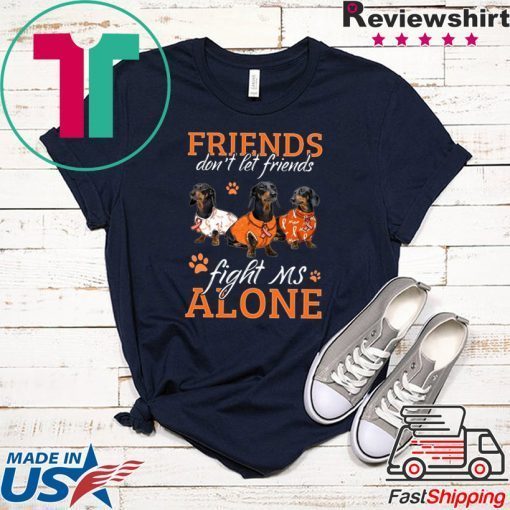 Friends Don’t Let Friends Fight Ms Alone Gift T-Shirts