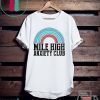 Funny Mile High Anxiety Club Sarcastic Flying Pilot Gift T-Shirts