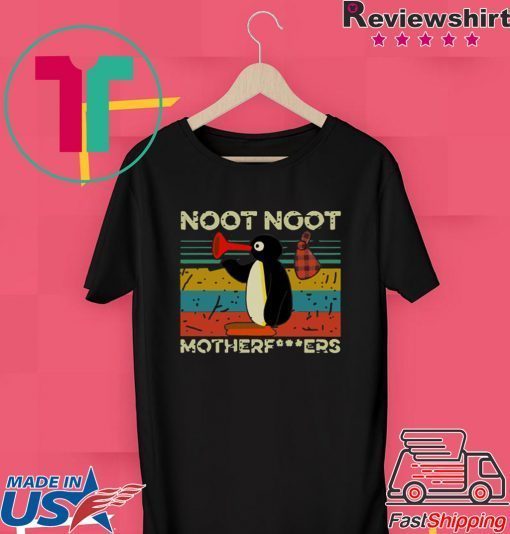 Funny Pingu Noot Noot Motherfucker Gift T-Shirt