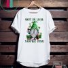 Gnome drink wine Shut up liver you’re fine St Patrick’s day Gift T-Shirt