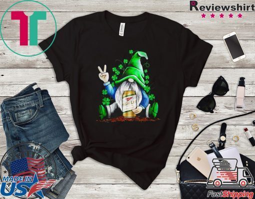 Gnomes Lucky Hug Pabst High Life St Patricks Day Gift T-Shirt