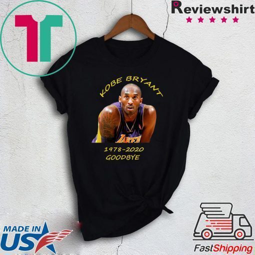 Goodbey Kobe 1978-2020 Black Mamba Official T-Shirts